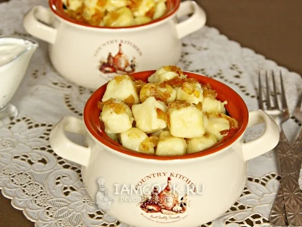 Фото готового блюда: Ленивые вареники с картошкой