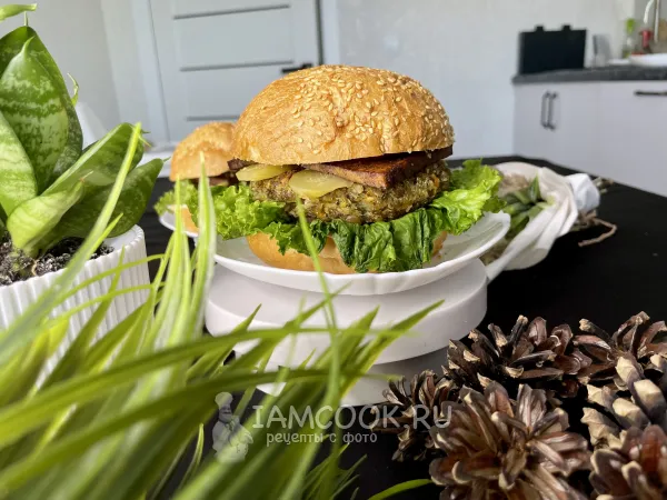 Фото блюда: Веганский бургер