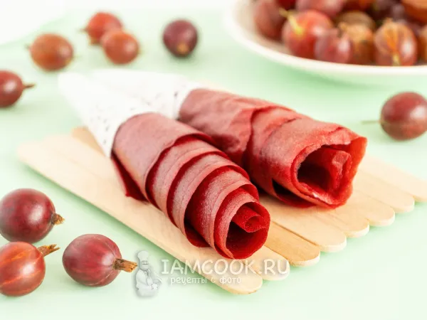 Фото блюда: Пастила из крыжовника