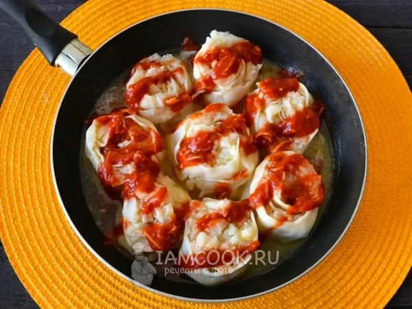 Фото готового блюда: Постные ленивые пельмени