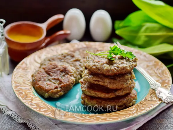 Фото блюда: Грибные котлеты из шампиньонов и вешенок