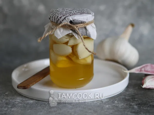 Фото блюда: Чеснок в меде
