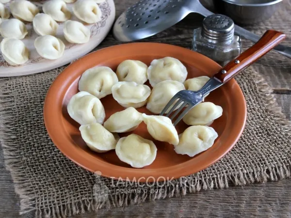 Фото блюда: Пельмени с нутом