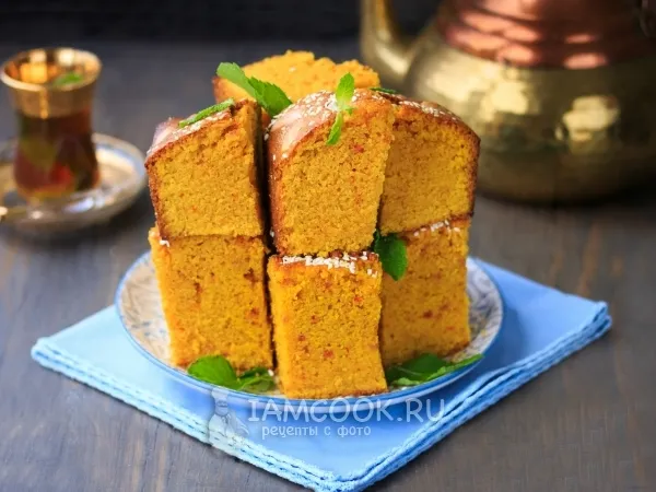 Фото блюда: Сфуф. Манник по-ливански