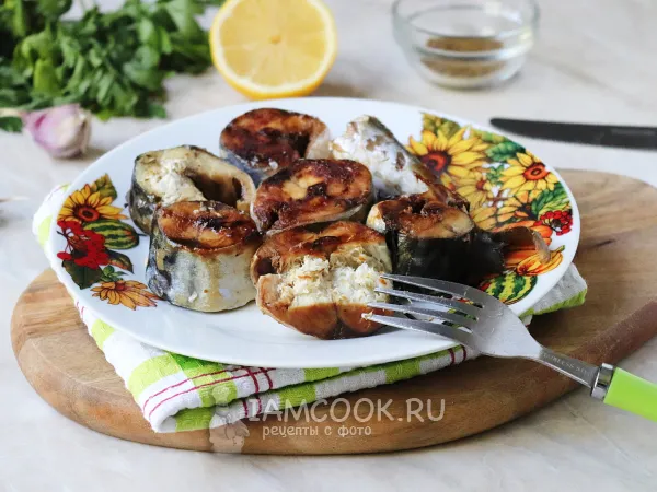 Фото блюда: Скумбрия в фольге в мультиварке