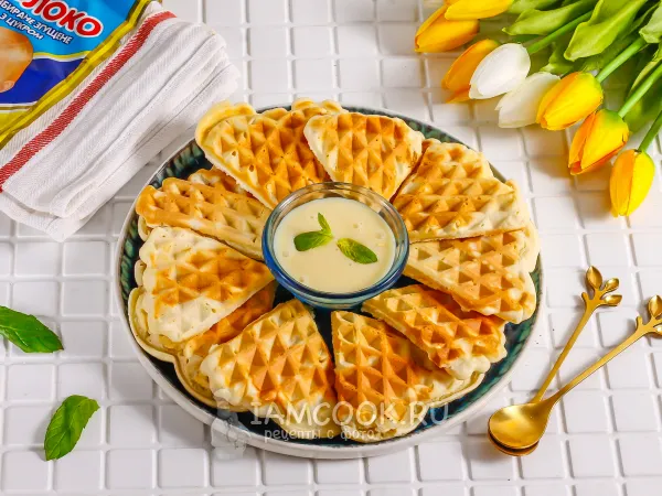 Фото готового блюда: Венские вафли на маргарине