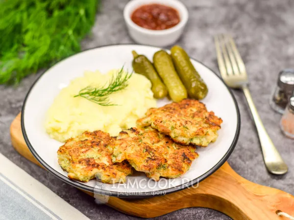 Фото блюда: Рубленые котлеты из куриного бедра