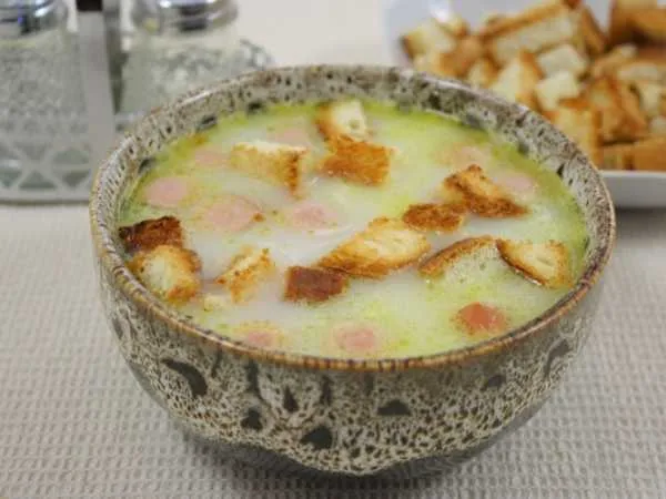 Фото блюда: Сырный суп в мультиварке