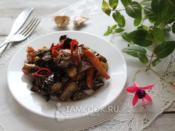 Фото готового блюда: Овощи в соевом соусе в духовке