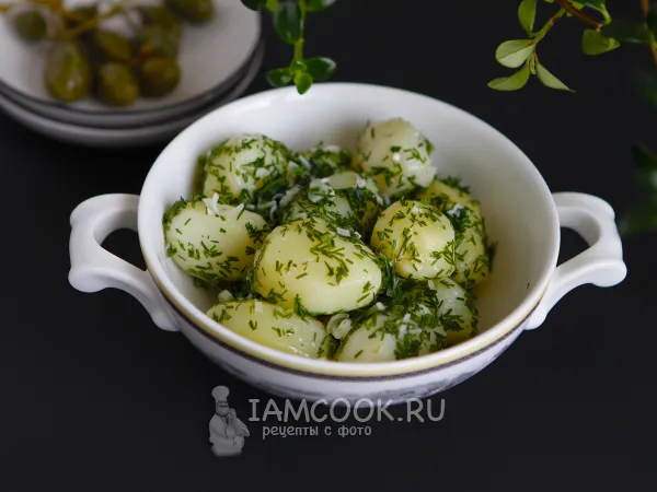 Фото готового блюда: Вареный молодой картофель