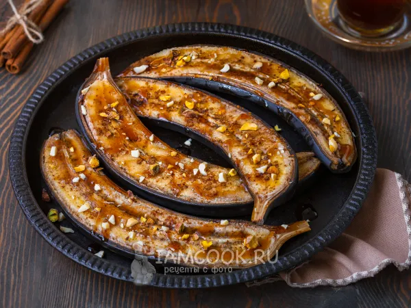 Фото блюда: Бананы, запеченные в духовке