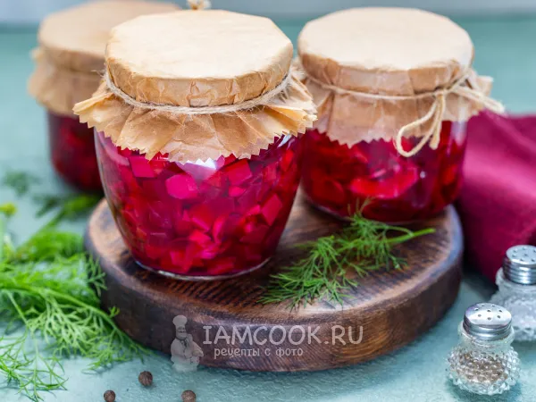 Фото блюда: Винегрет на зиму (в банках)