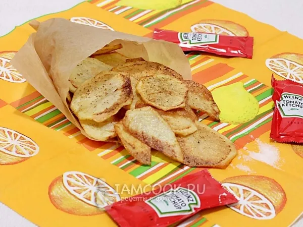 Фото блюда: Картофельные чипсы в домашних условиях