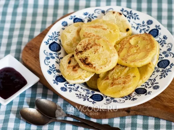 Фото готового блюда: Кукурузные лепешки на сковородке (без глютена)
