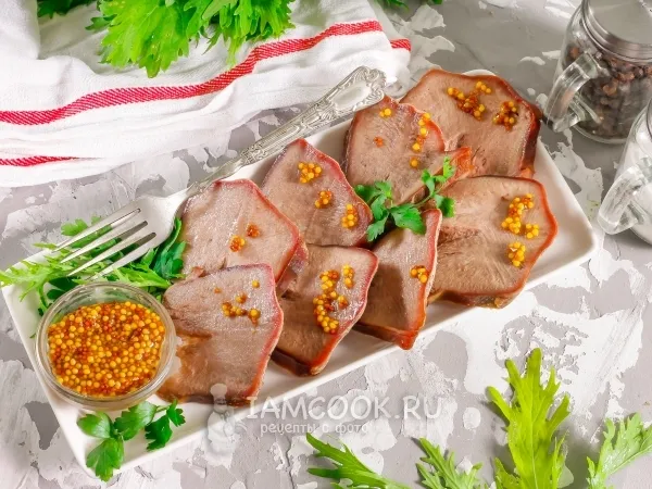 Фото блюда: Говяжий язык, запеченный в духовке