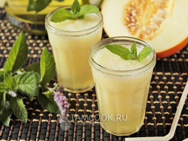 Фото блюда: Смузи из дыни с мятным чаем