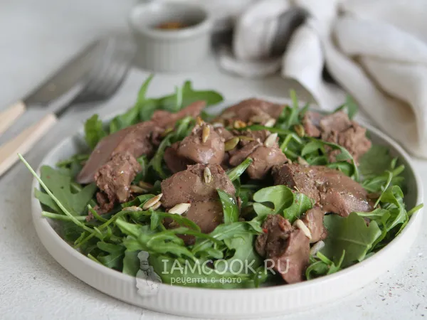 Фото готового блюда: Куриная печень сувид (су-вид)