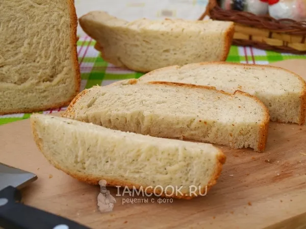 Фото готового блюда: Пшеничный хлеб в хлебопечке