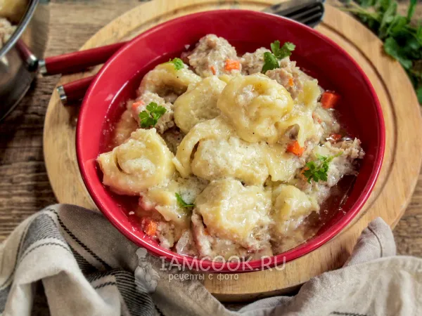 Фото готового блюда: Нудли с фаршем