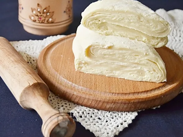 Фото блюда: Слоеное бездрожжевое тесто