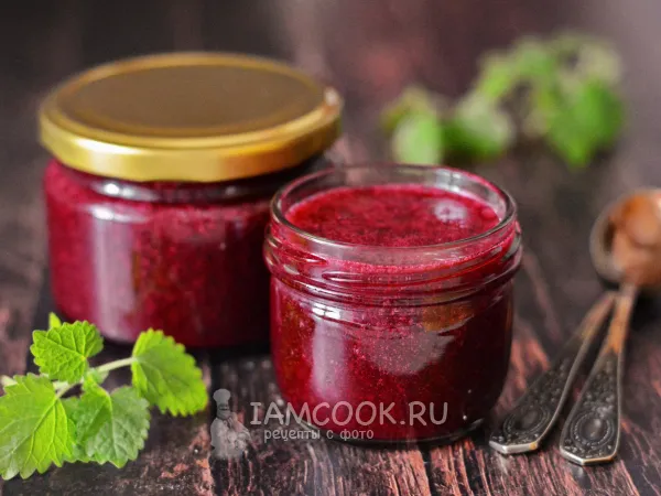 Фото блюда: Пюре из черной смородины на зиму