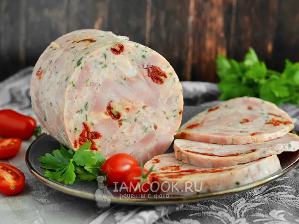 Фото блюда: Ветчина из кролика в ветчиннице
