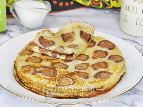 Фото блюда: Леопардовые блины