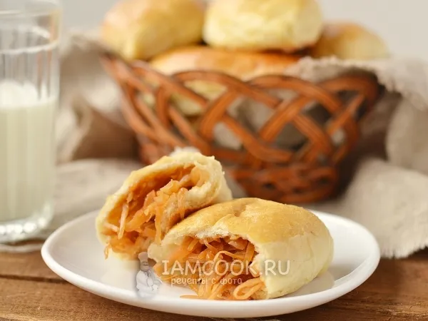 Фото блюда: Пирожки дрожжевые на кефире