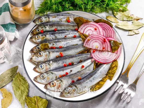 Фото блюда: Маринованная салака