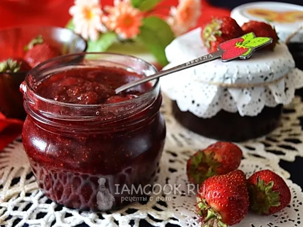 Фото блюда: Клубничный джем в мультиварке