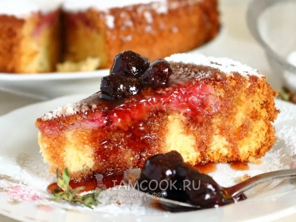 Фото блюда: Манник с клубникой