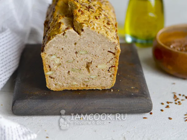 Фото готового блюда: Хлеб из муки зеленой гречки