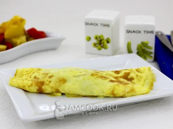 Фото готового блюда: Омлет, фаршированный грибами по ГОСТу