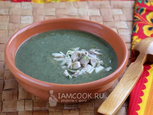 Фото блюда: Суп пюре из шпината