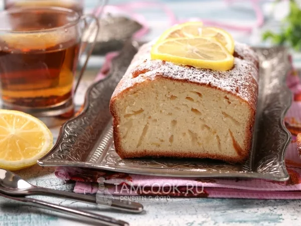 Фото готового блюда: Лимонный пирог «Дырчатый»