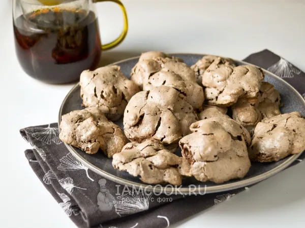 Фото готового блюда: Шоколадное печенье без муки