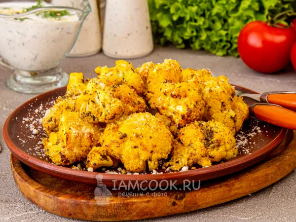 Фото блюда: Цветная капуста с пармезаном