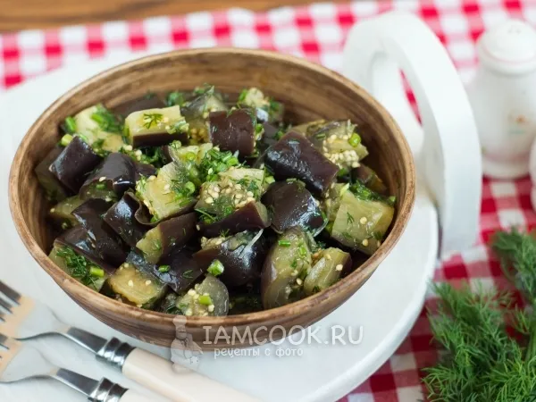 Фото блюда: Баклажаны как грибы кубиками