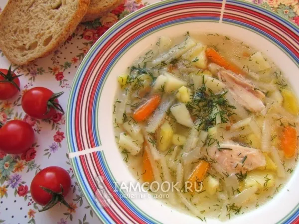 Фото блюда: Суп из кольраби