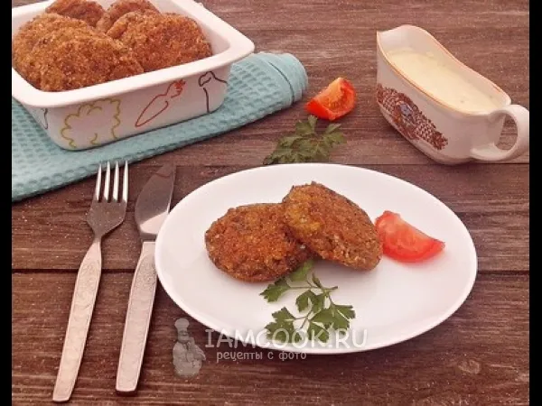 Фото блюда: Грибные котлеты