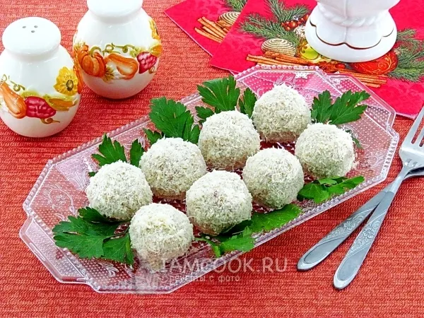 Фото готового блюда: Закуска из печени трески