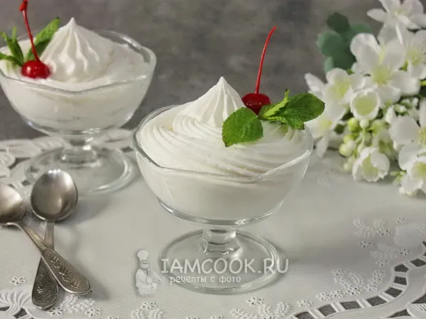 Фото блюда: Сырный мусс (сладкий)