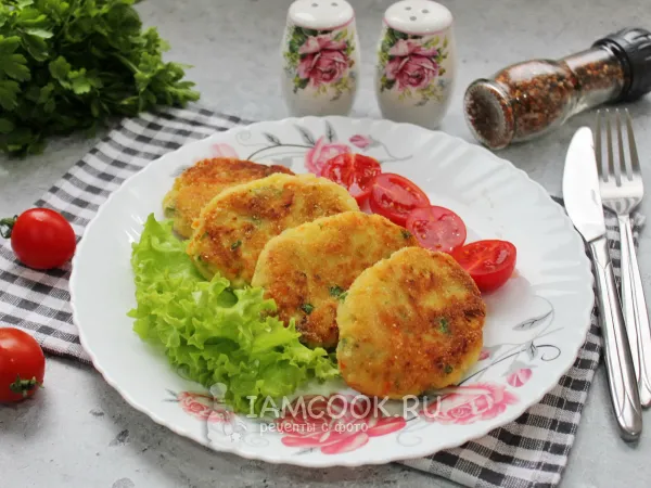 Фото готового блюда: Капустные котлеты с пшеном