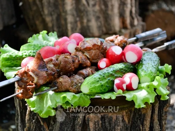 Фото блюда: Шашлык из баранины (классический рецепт)