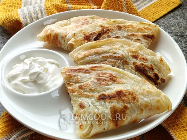 Фото блюда: Роти с курицей и грибами