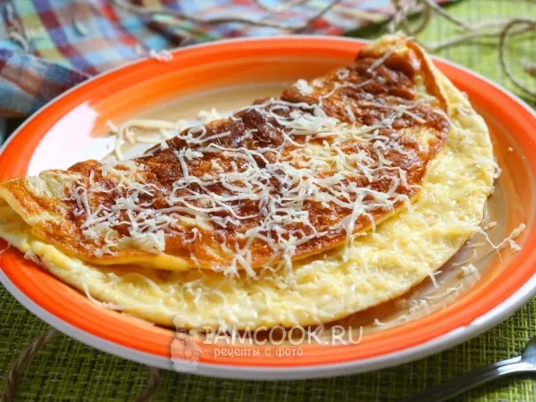 Фото готового блюда: Овсяноблин с сыром