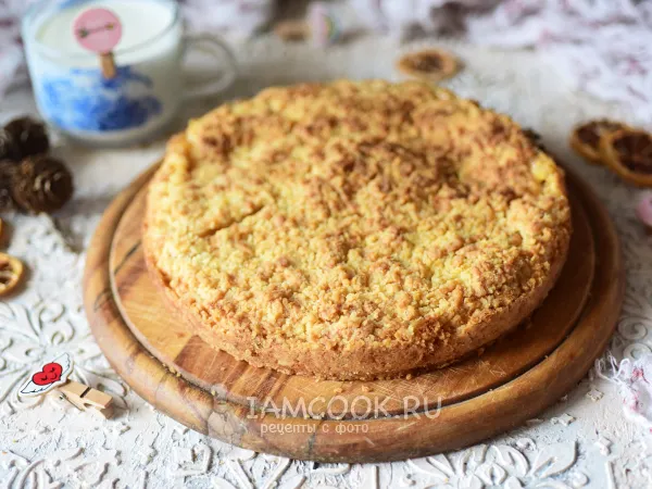 Фото блюда: Насыпной пирог с лимоном