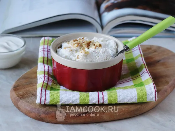 Фото блюда: Творожная масса с орехами