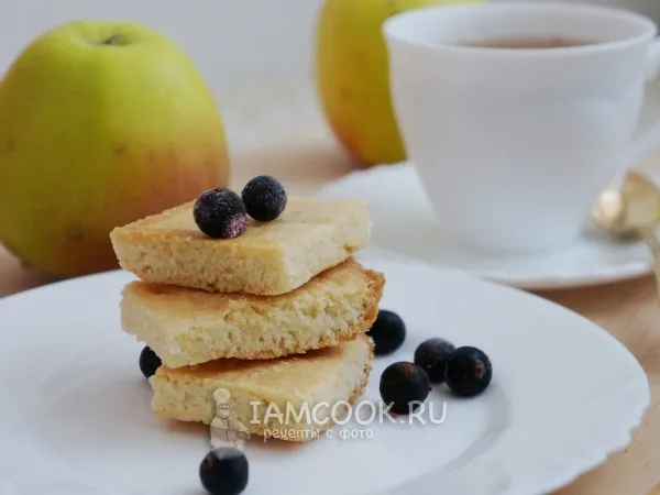 Фото готового блюда: Рассыпчатое манное печенье без яиц