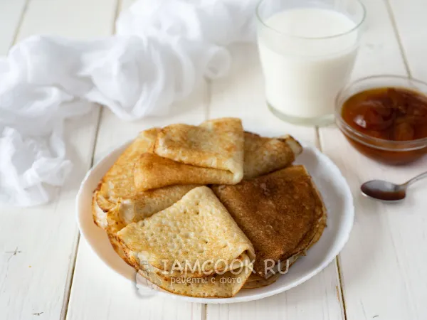 Фото готового блюда: Блины из манной каши